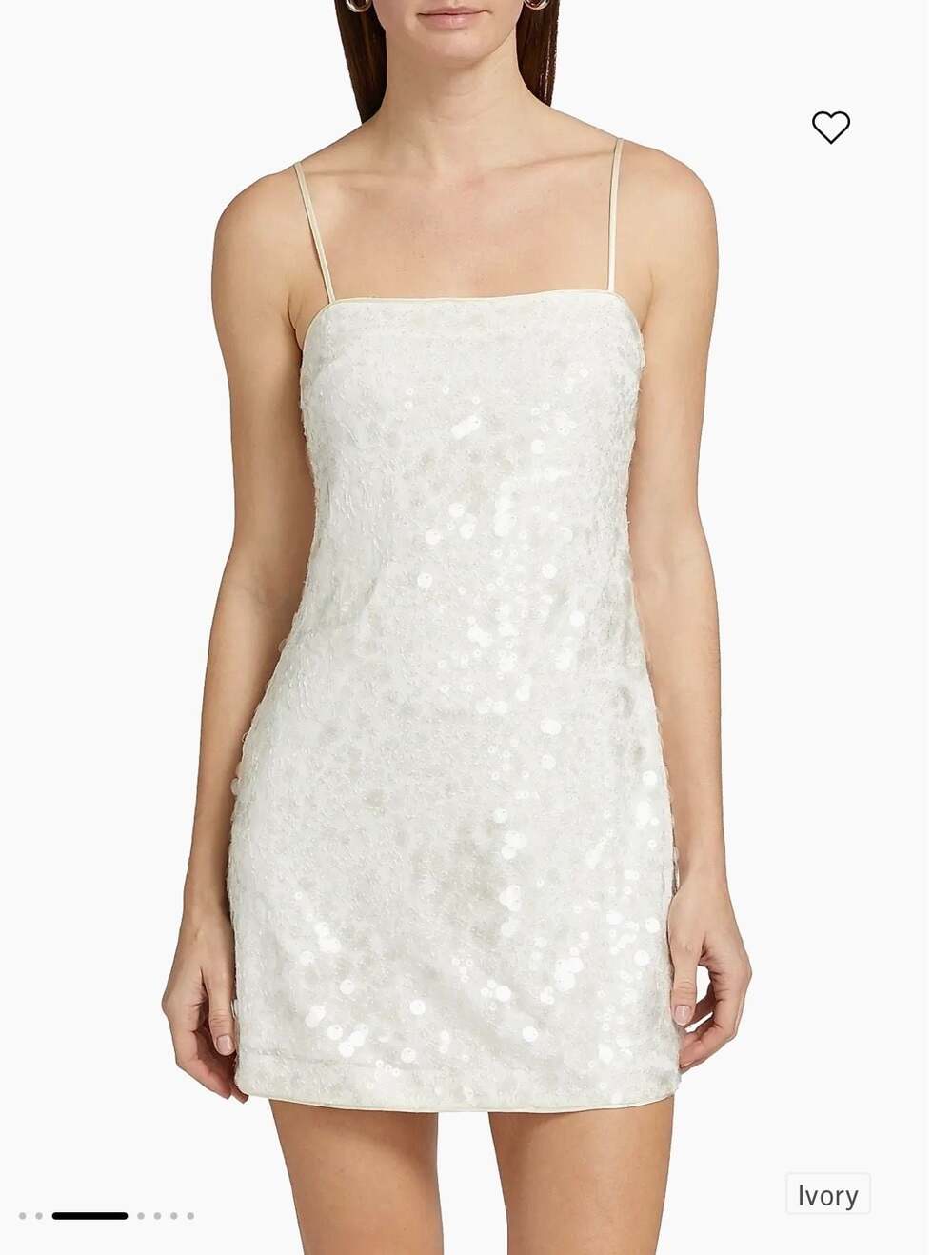 SIMKHAI Lollie Sequined Jersey Mini Dress Size 0